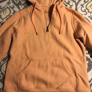 Women’s Carhartt hooded quarter zip pull over